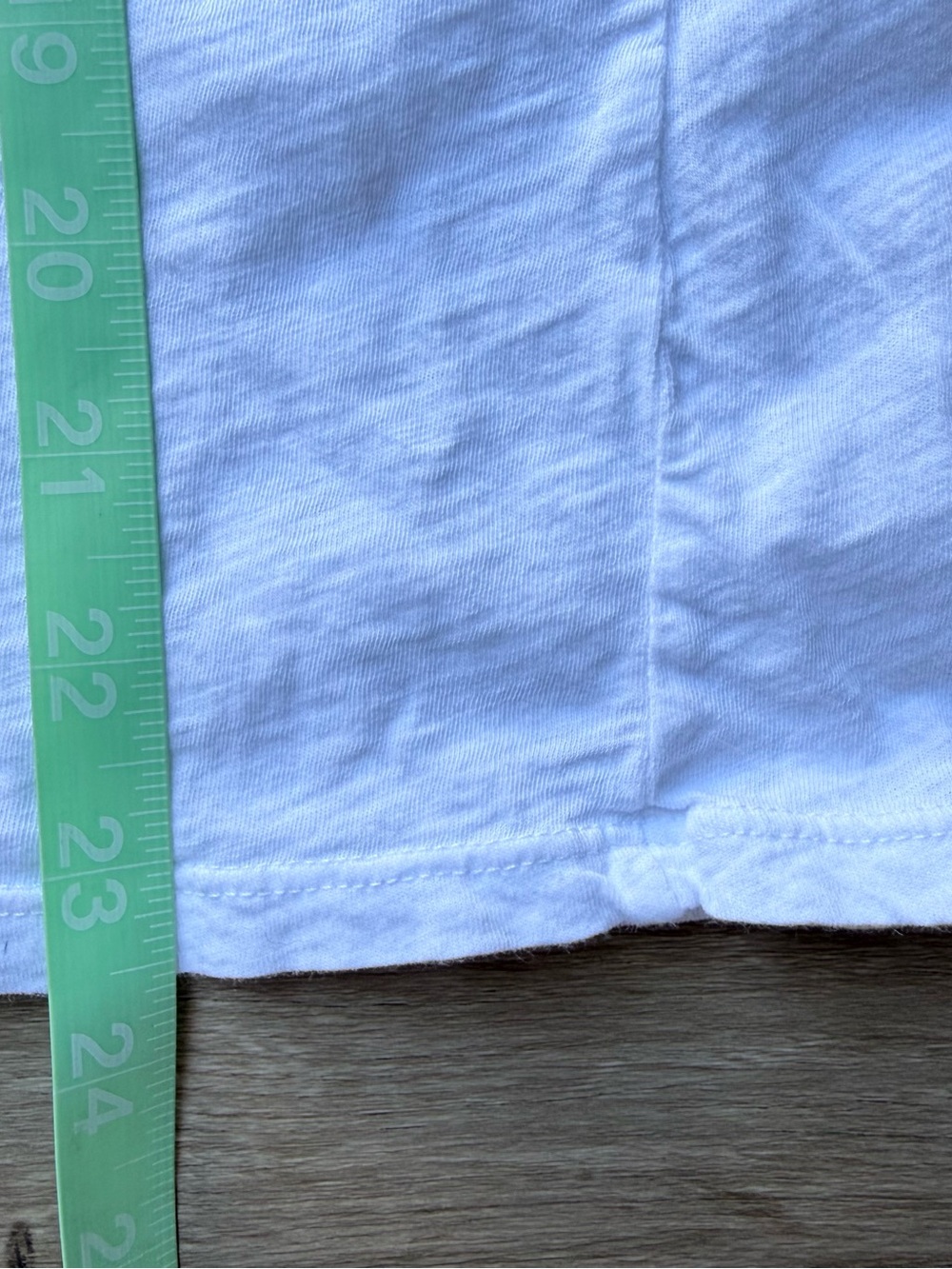 Velvet by Graham & Spencer Vintage Slub Long Sleeve Tee White Burgundy Stripe - Picture 8 of 8